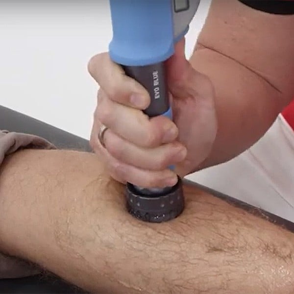 Shockwave Therapy treating calf pain